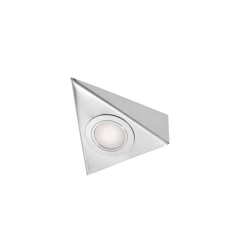 Kitchen Triangle LED Light Mains Under Cupboard Cabinet Warm Cool White Kit UK 