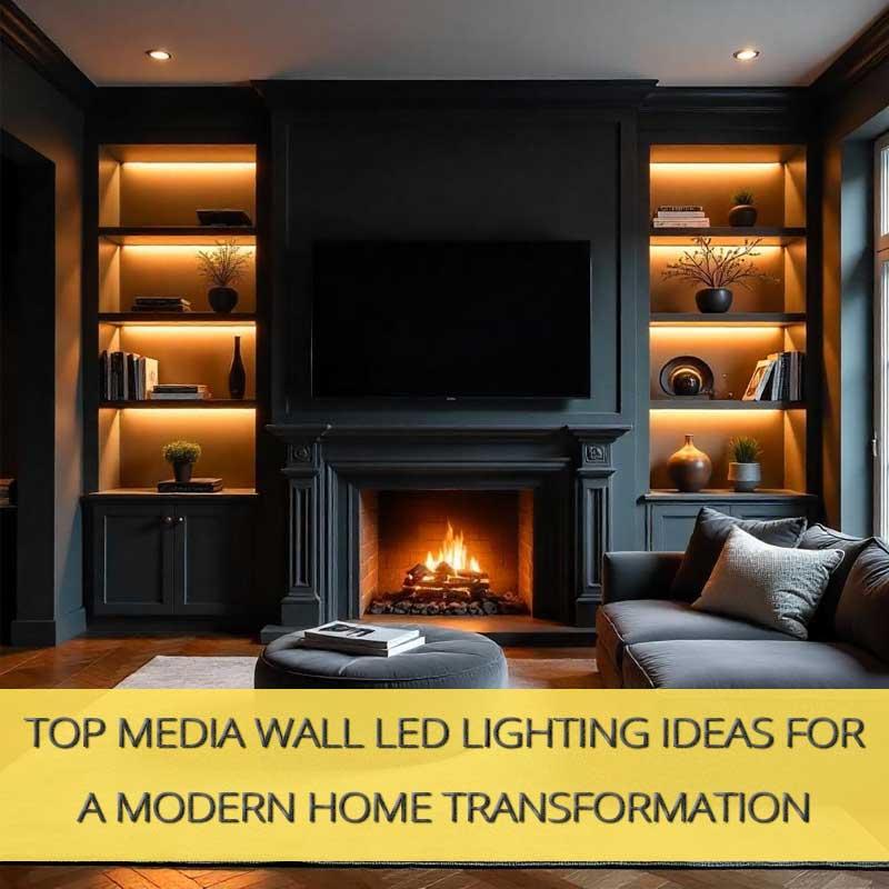 Top Media Wall LED Lighting Ideas for a Modern Home Transformation