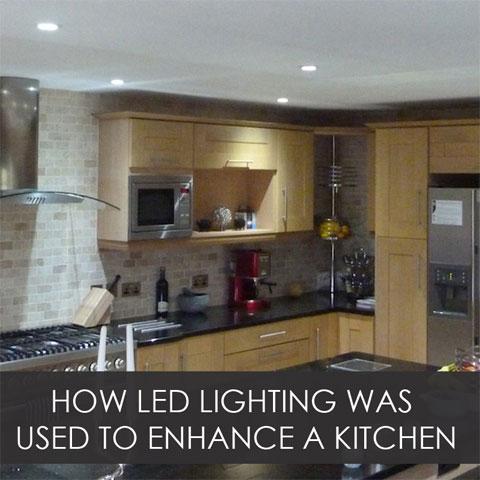 How LED Lighting Was Used To Enhance A Kitchen