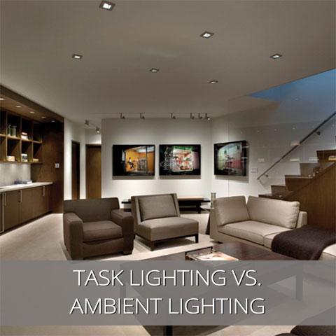 The Difference between Task and Ambient Lighting