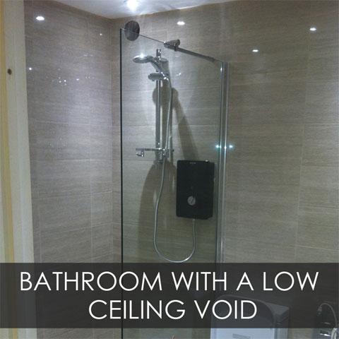 Bathroom With A Low Ceiling Void