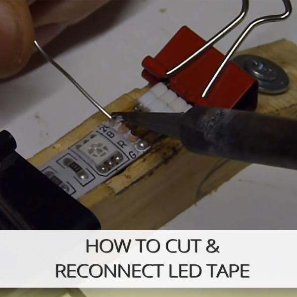 How To Cut & Reconnect LED Tape