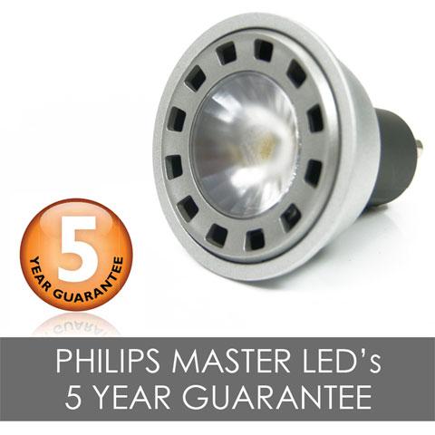 Philips Master LEDs - 5 Year Guarantee